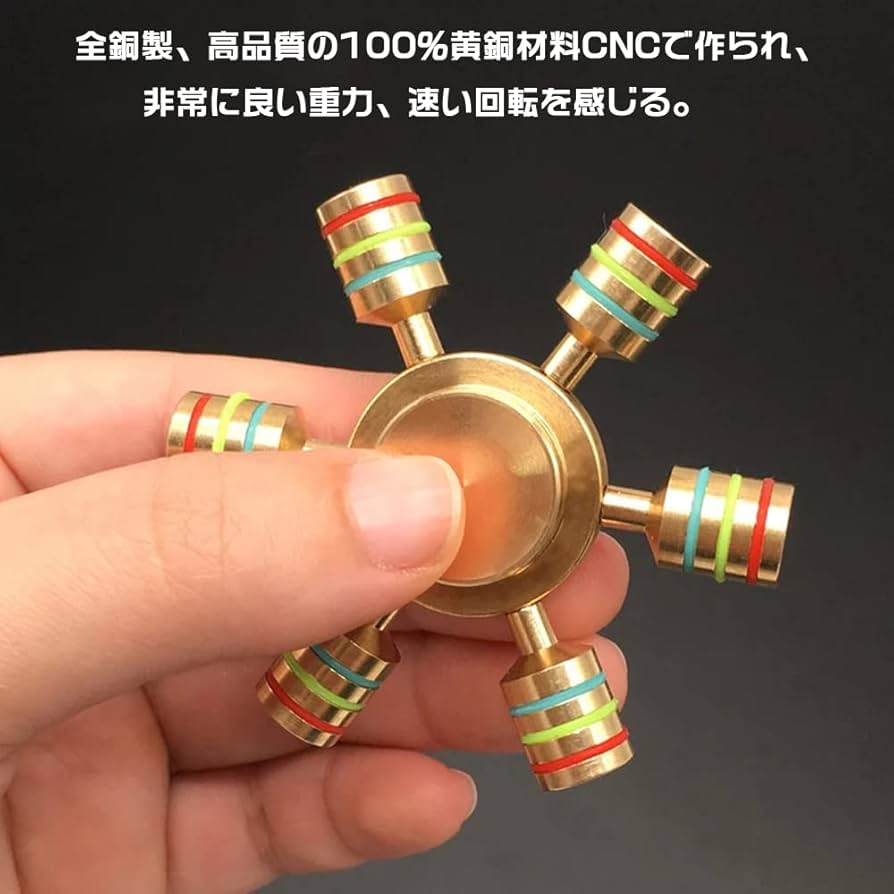 Amazon | HY-MS Hand Spinner ハンドスピナー 指スピナー 超耐久